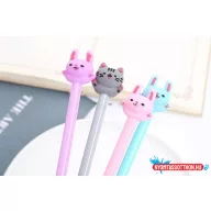 Cuki nyuszis / cicás zselés toll, 0,5mm
