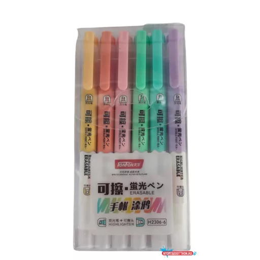 Radírozható Szövegkiemelő Készlet (6 darabos)