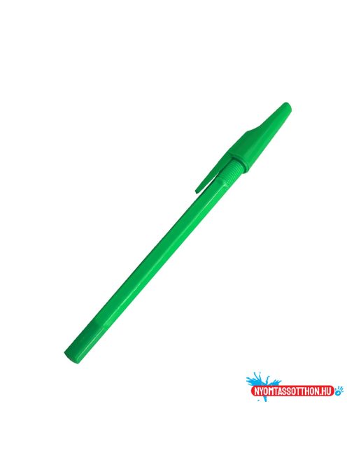 Golyóstoll 0,5mm hatszögletű test kupakos Bluering® Flash, írásszín zöld