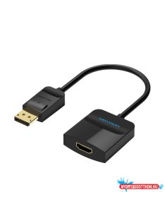 Vention Displayport -> HDMI (fekete), 0,15m, konverter