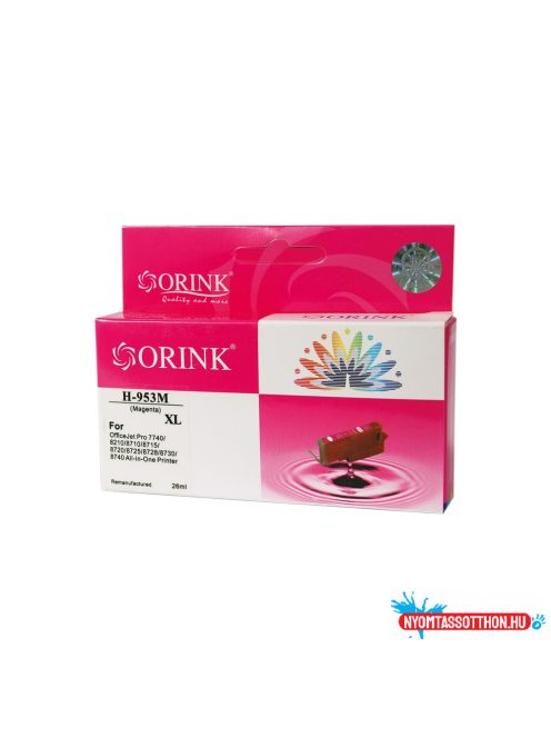 Hp 953XL/F6U17AE tintapatron magenta ORINK