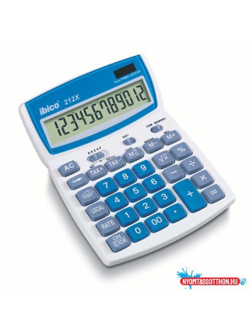Ibico Számológép, asztali, 12 számjegy, IBICO 212X