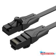 Vention UTP Patch (Cat.6, lapos, fekete), 1m, kábel