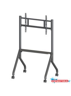   Techly, ICA-TR53LB, Gurulós, Padló, 65-100", LCD/LED kijelzőkhöz, állvány