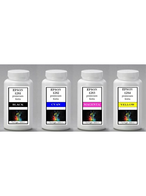 EPSON 1281-1284 tinta szett, 200ml (dye)