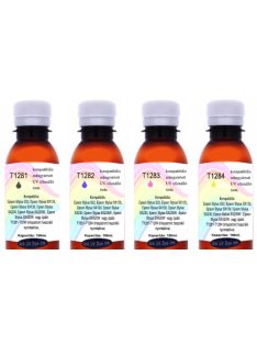   Remanufactured T1281-1284 UV Resistant 100ml Complete Set (dye)