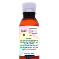 Utángyártott UV ellenálló T0801 fekete tinta (db)