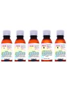 Utángyártott UV ellenálló PGI-5/CLI-8 tinta, 100ml komplett szett