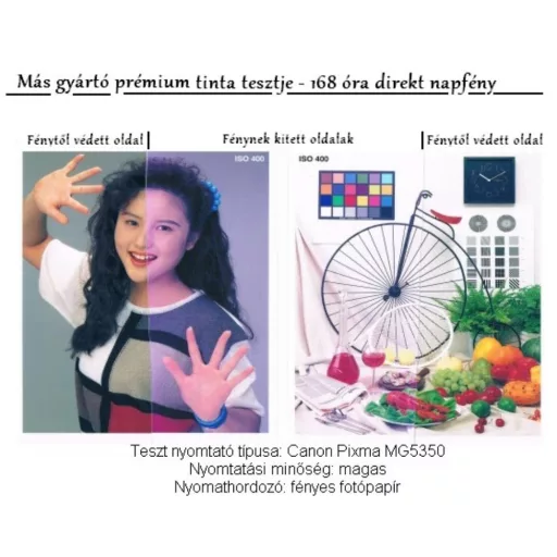 Utángyártott UV ellenálló PGI-5/CLI-8 tinta, 100ml