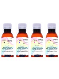   Remanufactured T1811-T1814 UV Resistant 100ml Complete Set (dye)