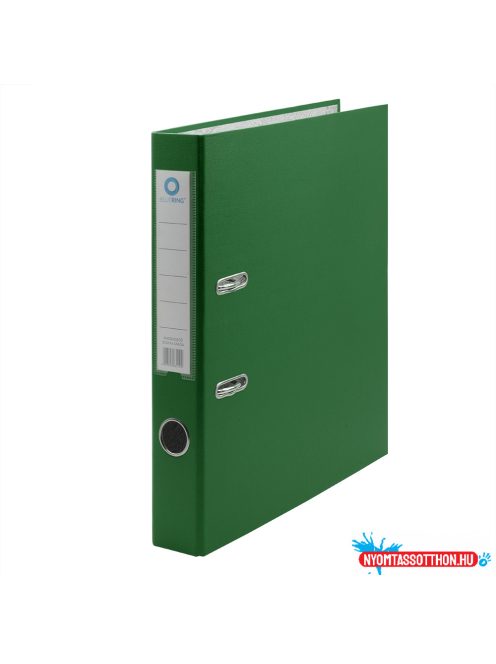 Iratrendező A4, 5cm,lapraszerelt, Bluering® Economy zöld