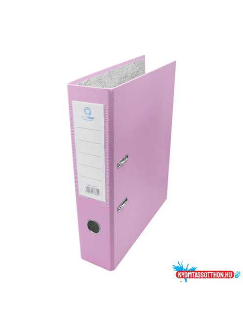 Iratrendező A4, 7,5cm,lapraszerelt, Bluering® Economy rózsaszín