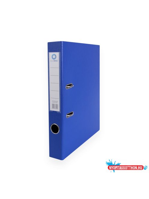 Iratrendező A4, 5cm, két oldalt PP borítás, Bluering® Premium kék