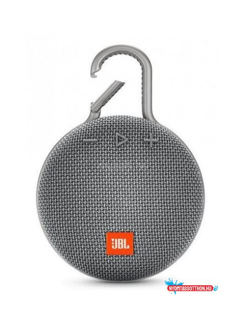 JBL Clip 3 bluetooth hangszóró, vízhatlan (szürke)