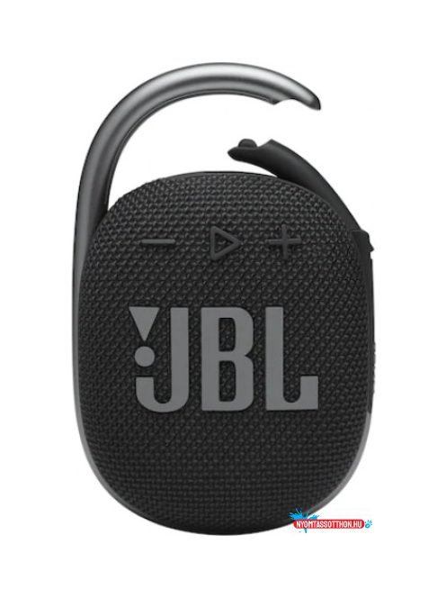 JBL Clip 4 bluetooth hangszóró, vízhatlan (fekete)