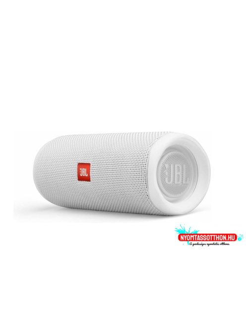 JBL Flip 5 Bluetooth hangszóró, vízhatlan (fehér)