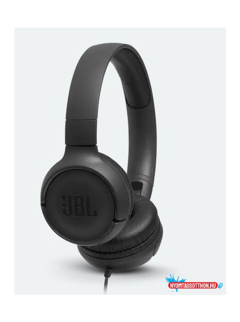 JBL T500 FEJHALLGATÓ, FEKETE