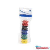 Mágnes 30mm, 10 db/csomag, Bluering(R) 5 klf. szín