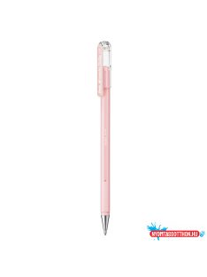   Zselés toll 0,4mm, kupakos Pentel Hybrid K108-PP, írásszín pastel pink