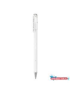   Zselés toll 0,4mm, kupakos Pentel Hybrid K108-PW pastell fehér