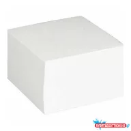 Kockatömb ragasztott 9x9x5cm. Bluering® fehér