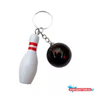 Mini Bowling Kulcstartó