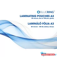 Lamináló fólia A3, 80 micron 100 db/doboz, Bluering(R)