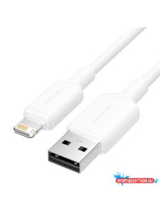   Vention USB-A 2.0 -> Lightning, (2,4A, fehér) 1m, Vention