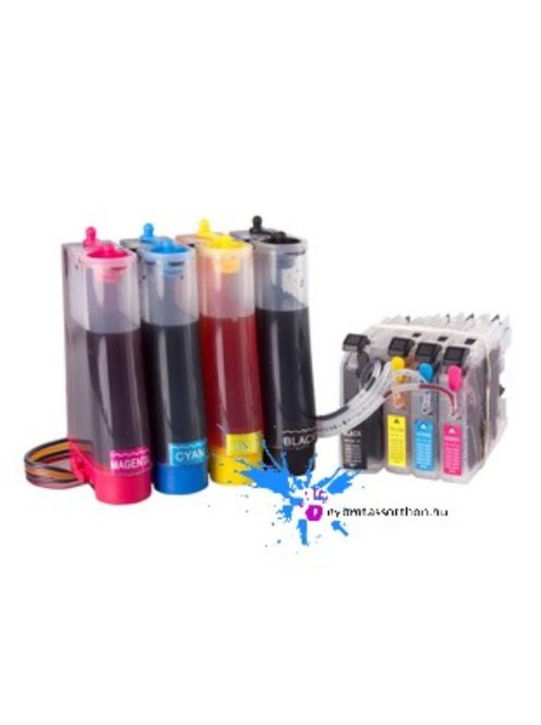 Brother LC123 CISS system without chip (4x70 ml ink)