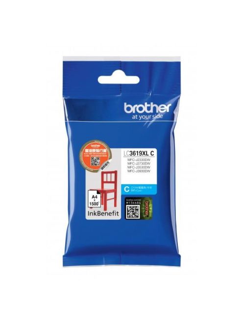 Brother LC3619XLC Ink Cartridge (Original)