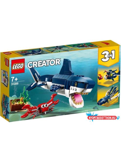 LEGO Creator Mélytengeri lények 31088