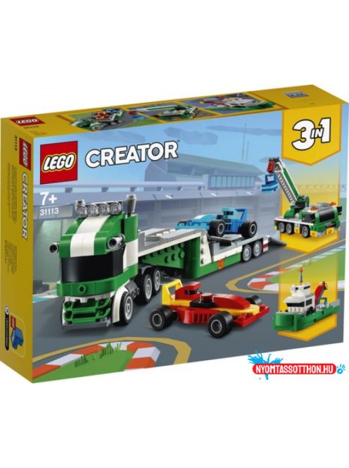 LEGO Creator Versenyautó szállító 31113