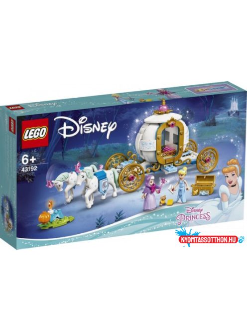 LEGO Disney Hamupipőke királyi hintója 43192