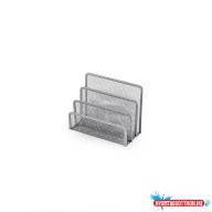 Fémhálós levéltartó 3 rekeszes Bluering(R) ezüst