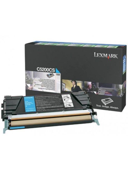 Lexmark C52x / C53x Cyan Toner Cartridge Low Retur (Original)
