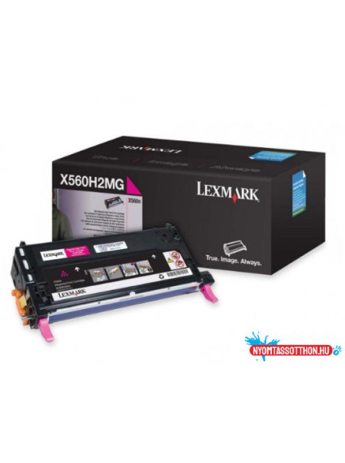 Lexmark X560 High Toner Magenta 10.000 oldal (Eredeti) X560H2MG