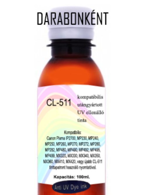 New generation of remanufactured UV resistant PG-510 / CL-511 ink, 100ml