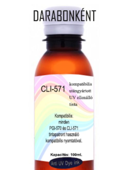 New Generation Remanufactured UV Resistant PGI-570 / CLI-571 Ink, 100ml (db)