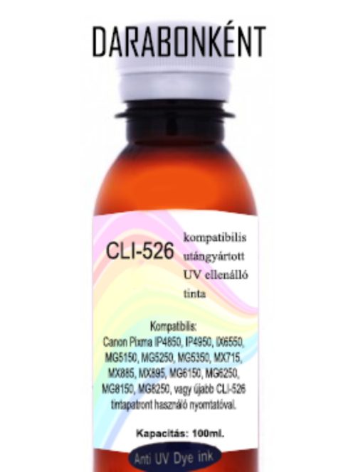 New generation of aftermarket UV resistant PGI-525 / CLI-526 ink, 100ml