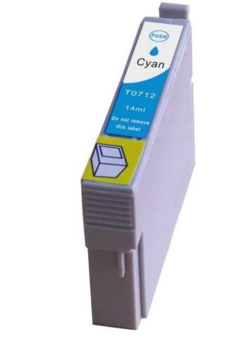 Remanufactured T0712 Ink Cartridge (chip), Cyan (db)