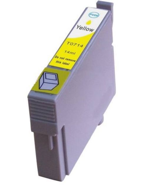 Remanufactured T0714 Ink Cartridge (Yellow) Yellow