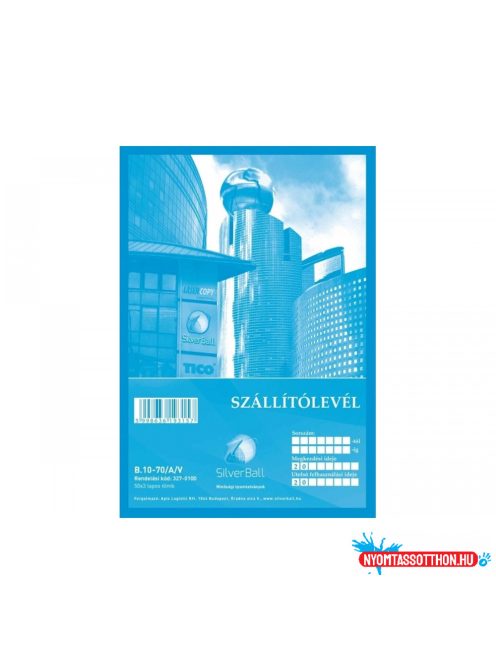 Szállítólevél A5, 50x3lapos B.10-70/A/V Navigátor