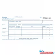 Kiadási pénztárbizonylat 25x2lapos B.318-103/V