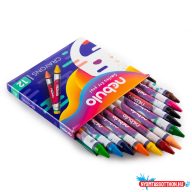 Zsírkréta készlet, Nebulo, 12 különféle szín