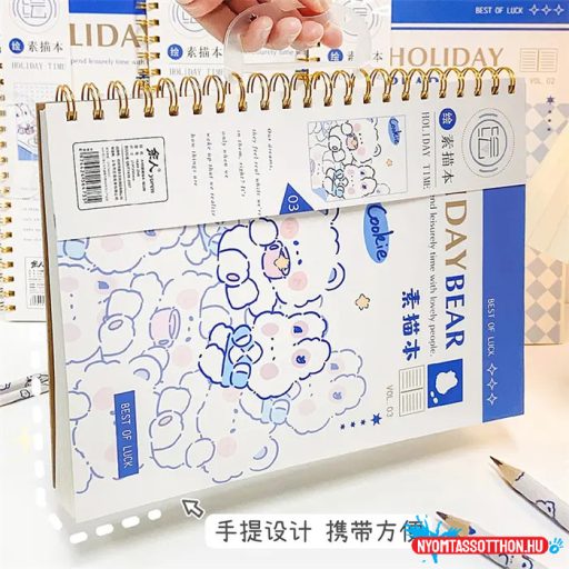 A4 cuki mintás rajzfüzet