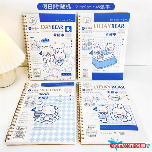 A4 cuki mintás rajzfüzet