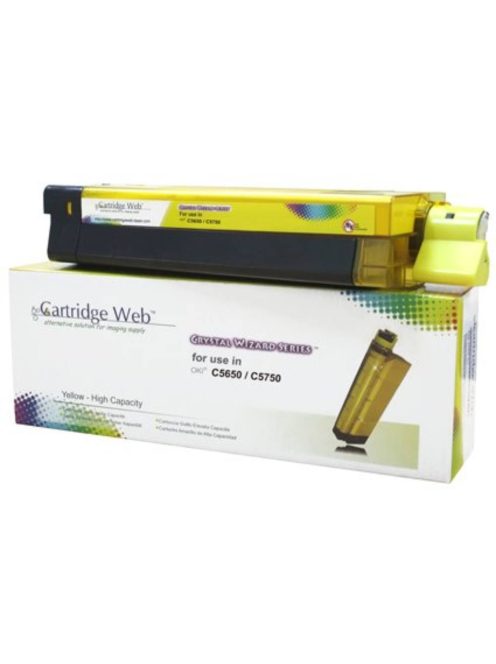 OKI C5650 / C5750 Cartridge Yellow 2K (New Build) CartridgeWeb