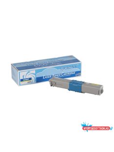 Oki C301/C321 toner yellow ORINK (utángyártott)
