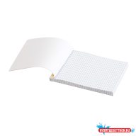 Önátírótömb A6, 50x2lap, franciakockás