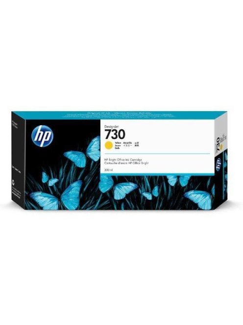 HP P2V70A Cartridge Yellow 300ml No.730 (Original)